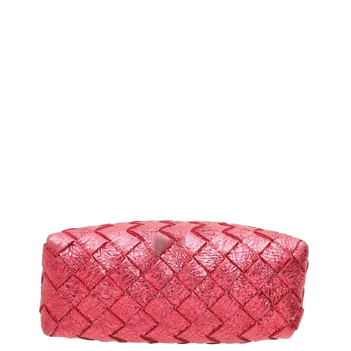 Bottega Veneta Lollipop Intrecciato Craque Metallic Nappa Loop