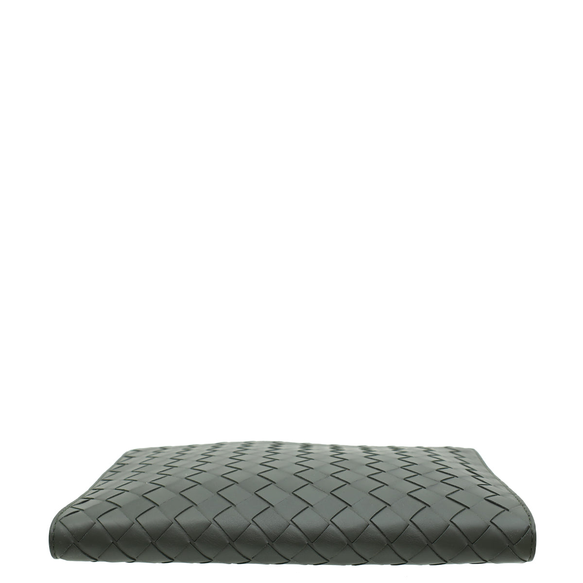 Bottega Veneta Dark Olive Intrecciato Nappa Men's Small Document