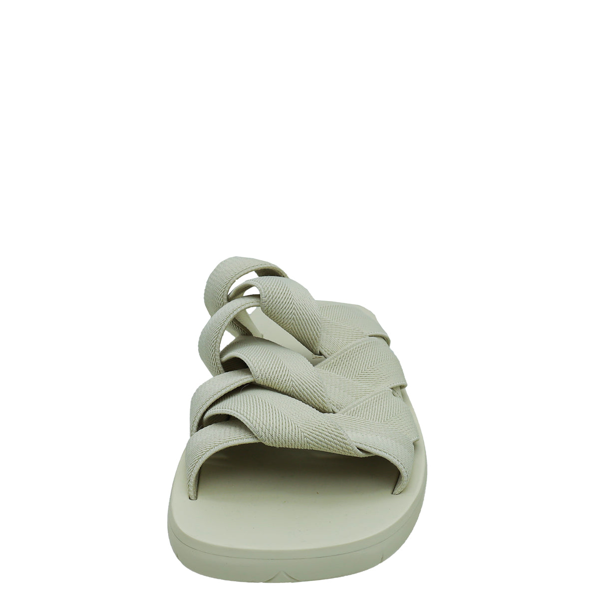 Bottega Veneta Slide Sea Salt Gently Used Bottega Veneta Embossed Sea Salt Slides Size 10 main image 3