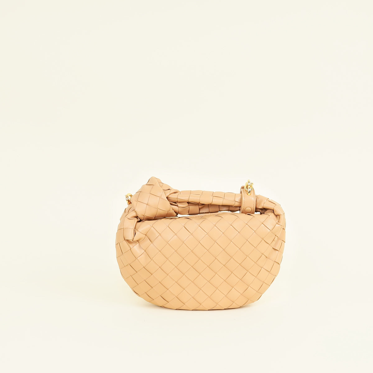Bottega Veneta Beige Intrecciato Chain Mini Jodie Bag – THE CLOSET