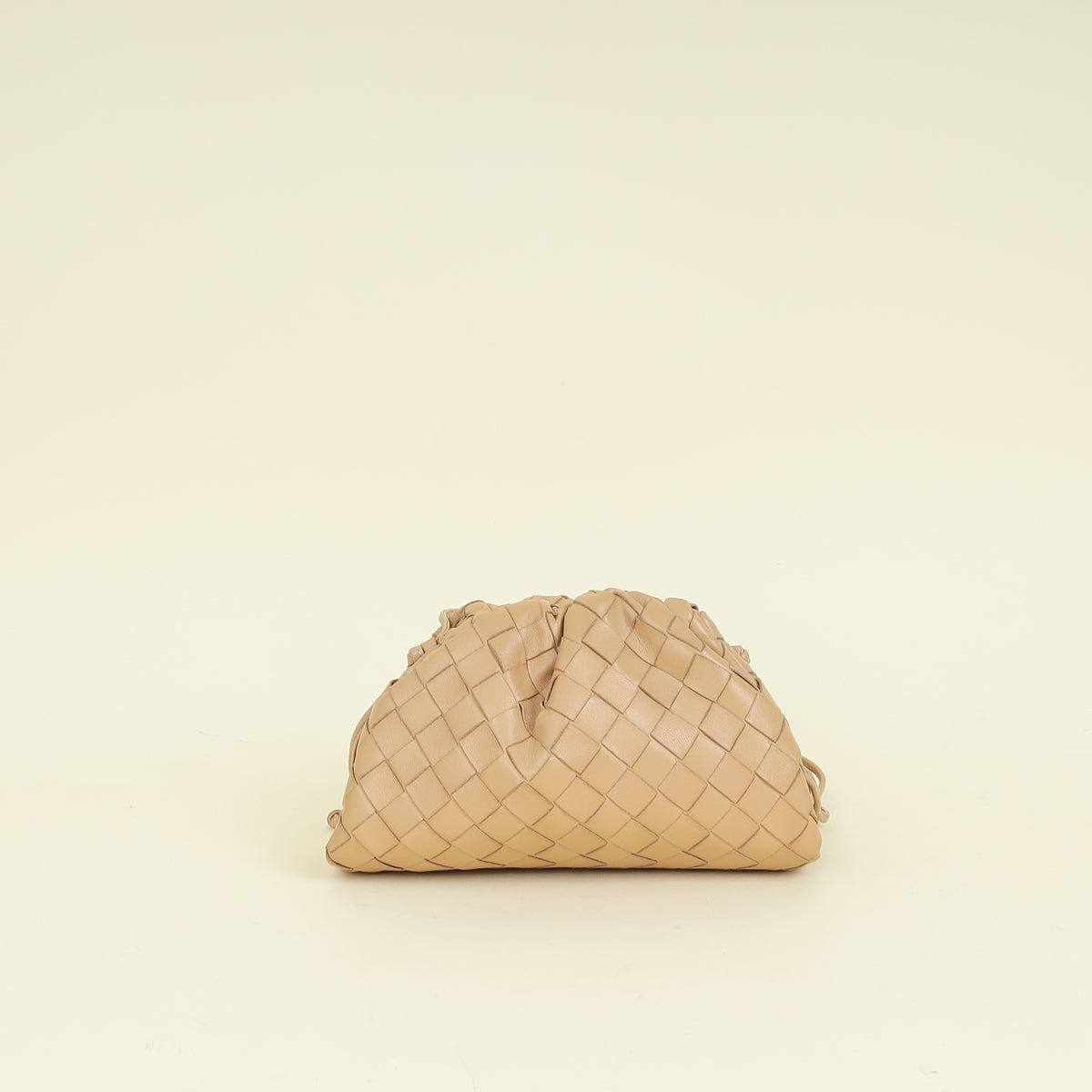 Bottega Veneta Beige Intrecciato Nappa Mini Pouch Bag – THE CLOSET