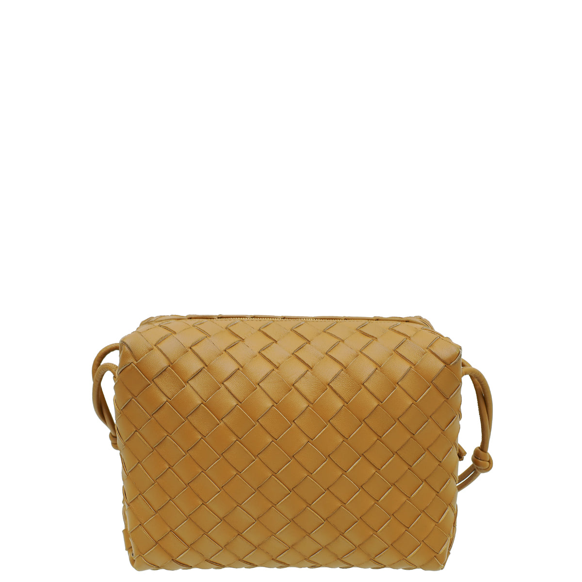 Bottega Veneta Camel Intrecciato Nappa Loop Camera Small Bag – THE