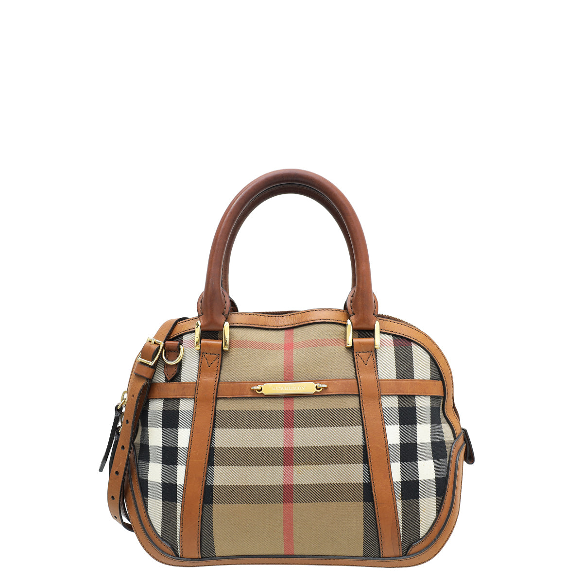Burberry House Check Orchard Satchel Bag – THE CLOSET