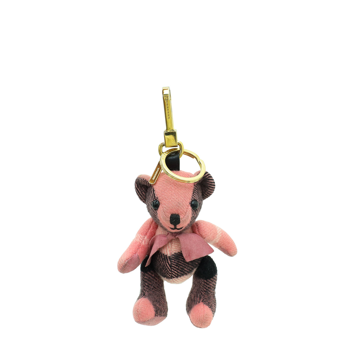 Burberry Pink Check Thomas Bear Bag Charm – THE CLOSET
