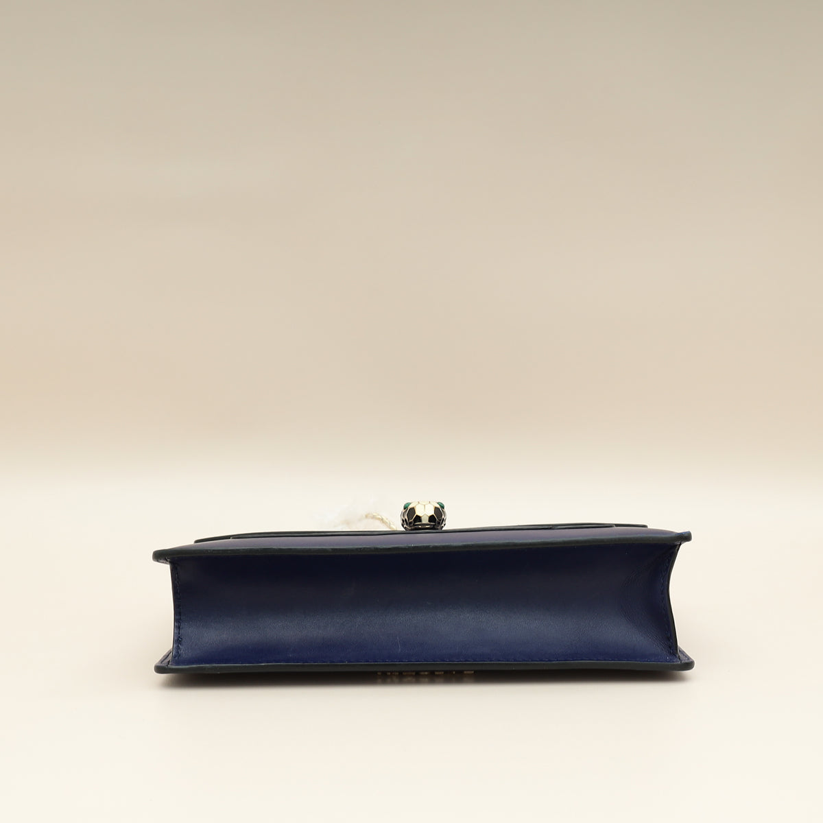 Bvlgari Navy Blue Serpenti Forever Chain Pochette – THE CLOSET