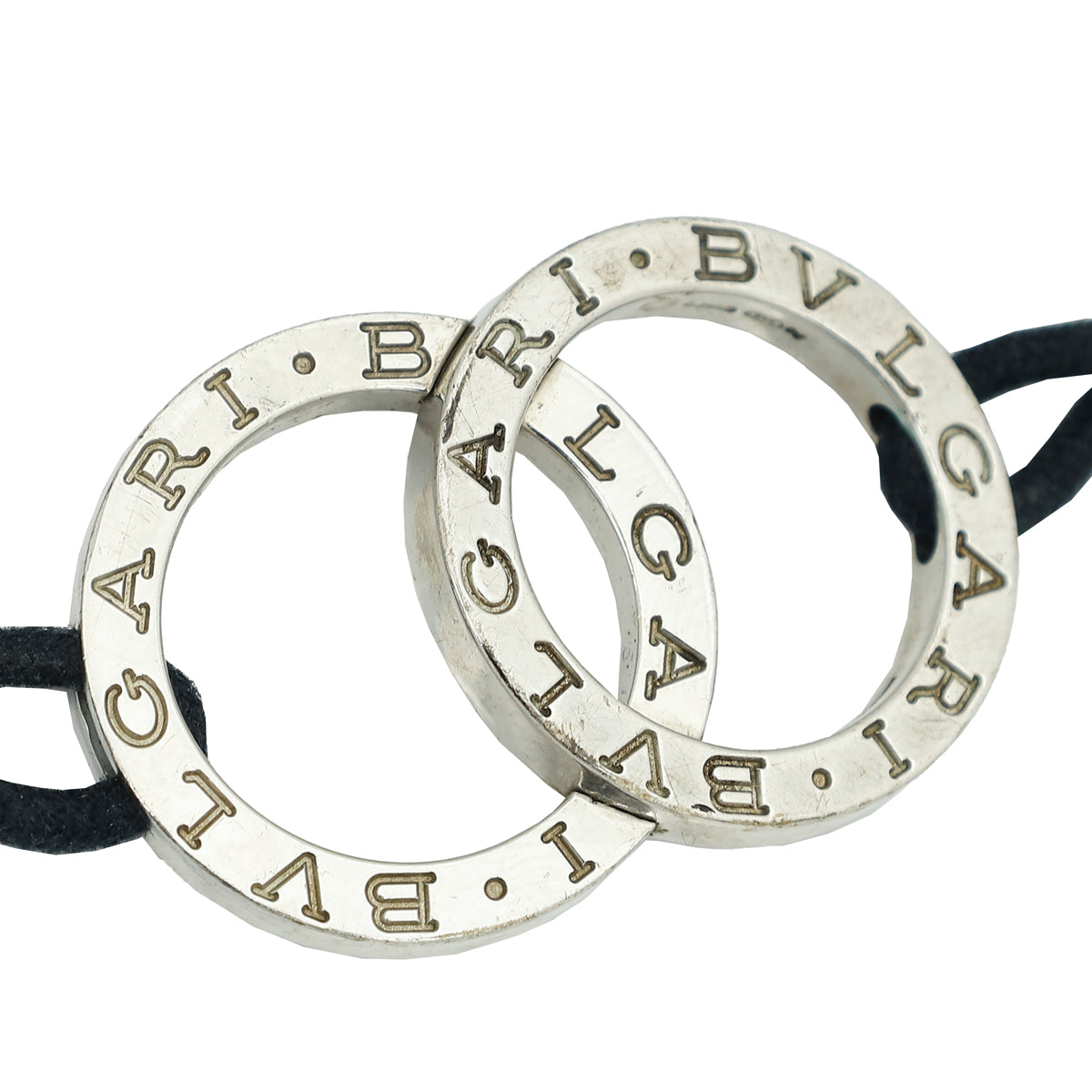 Bvlgari Sterling Silver Bvlgari Cord Bracelet – THE CLOSET
