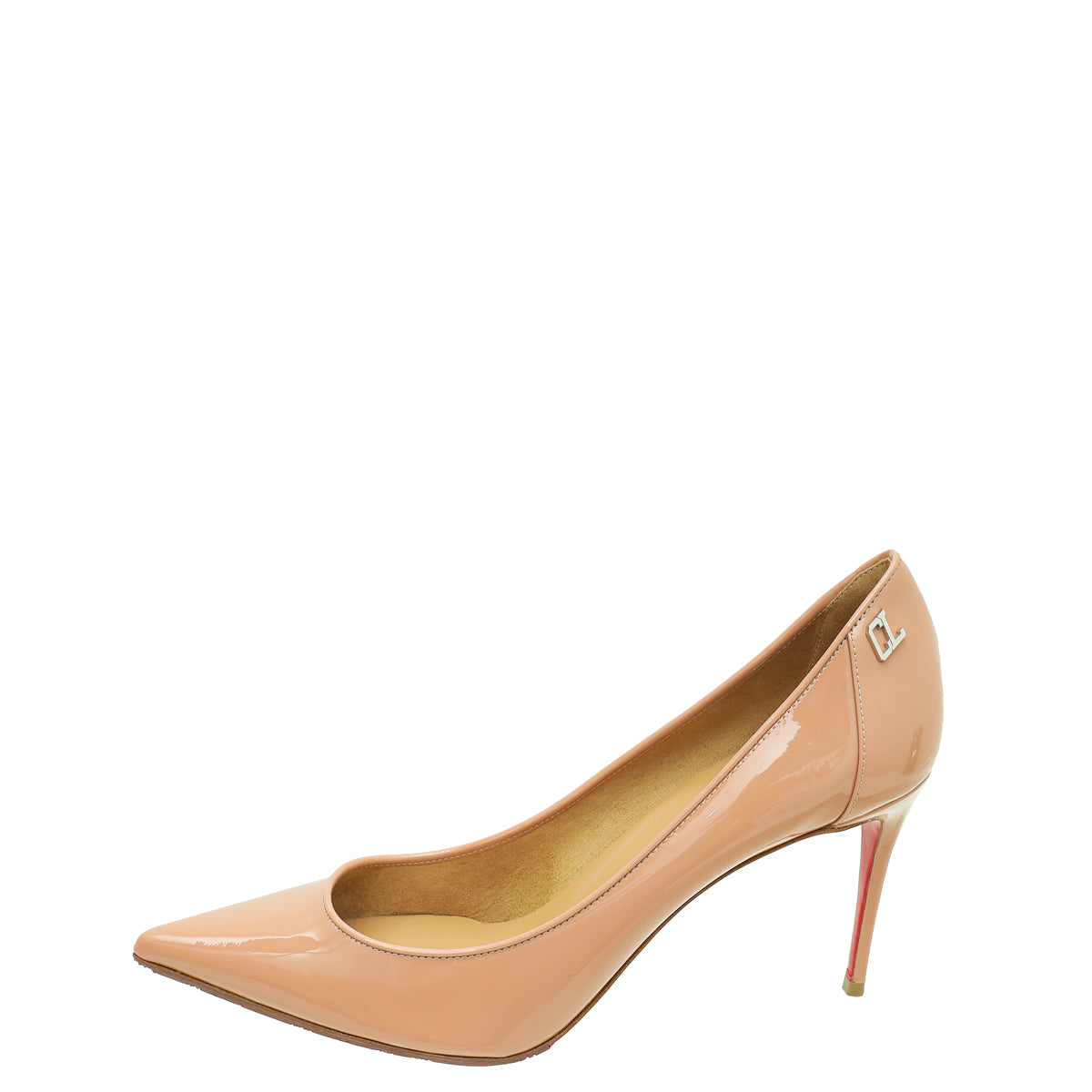 Christian Blush Louboutin Sporty Kate 85 Pump 39 – THE CLOSET