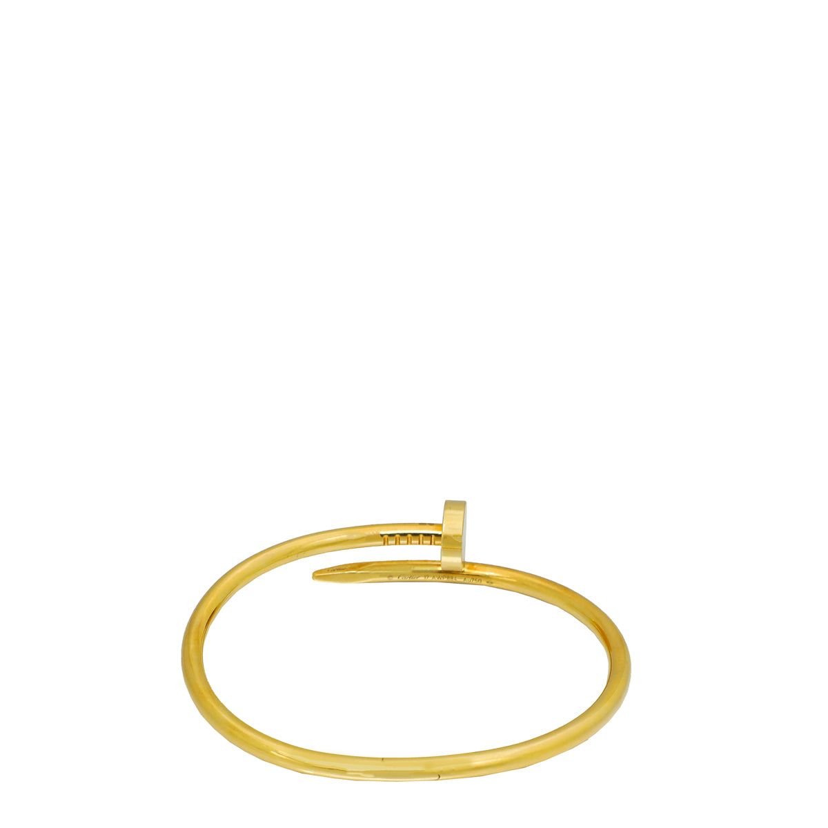 Cartier 18K Yellow Gold Juste Un Clou Bracelet 17