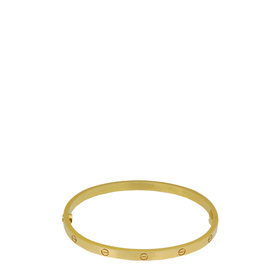 Cartier 18K Yellow Gold Love Small Model Bracelet