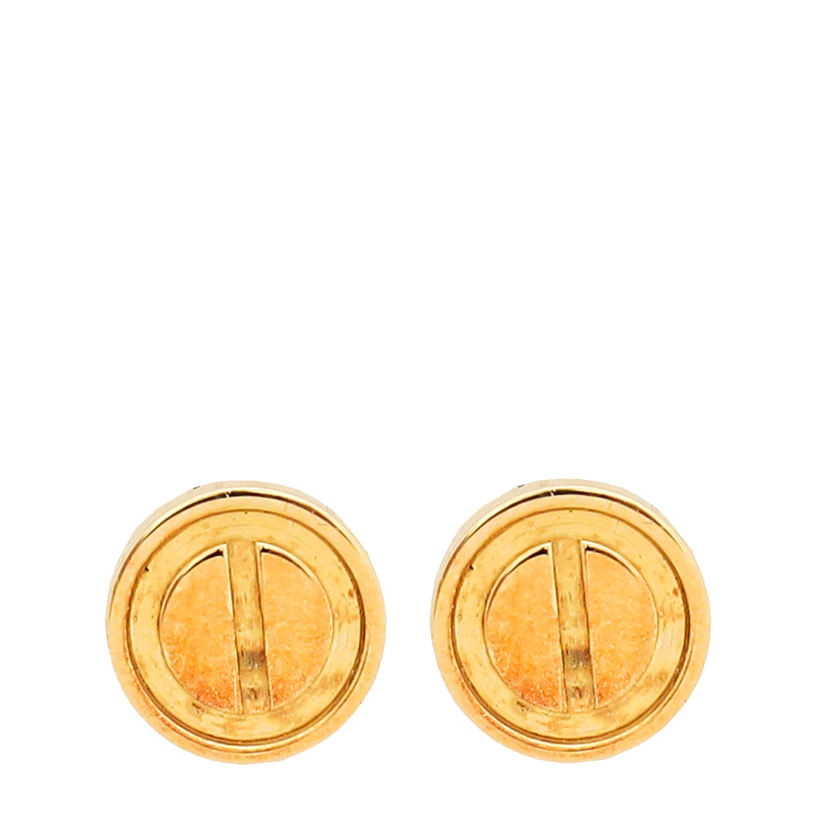 Cartier 18K Yellow Gold Love Stud Earrings THE CLOSET