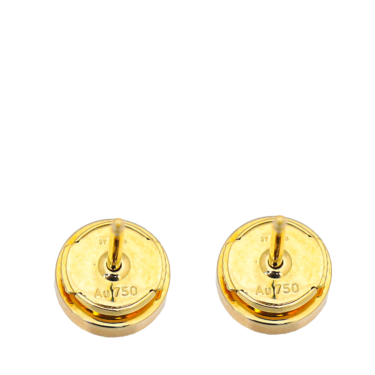 Cartier 18K Yellow Gold Love Stud Earrings