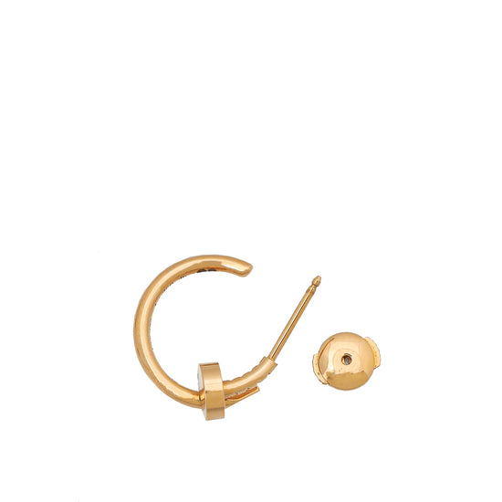 Cartier 18K Rose Gold Juste Un Clou Earrings