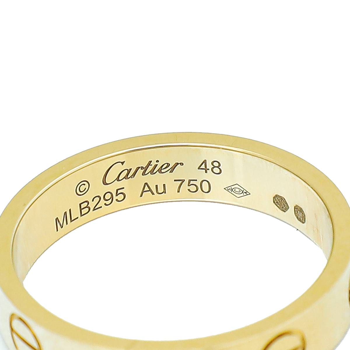 Cartier 18K Yellow Gold Love Wedding Band Ring 48 – THE CLOSET