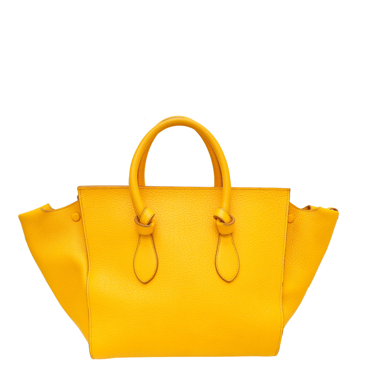 Celine Mustard Yellow Tie Tote Small Bag w/Pouch – THE CLOSET