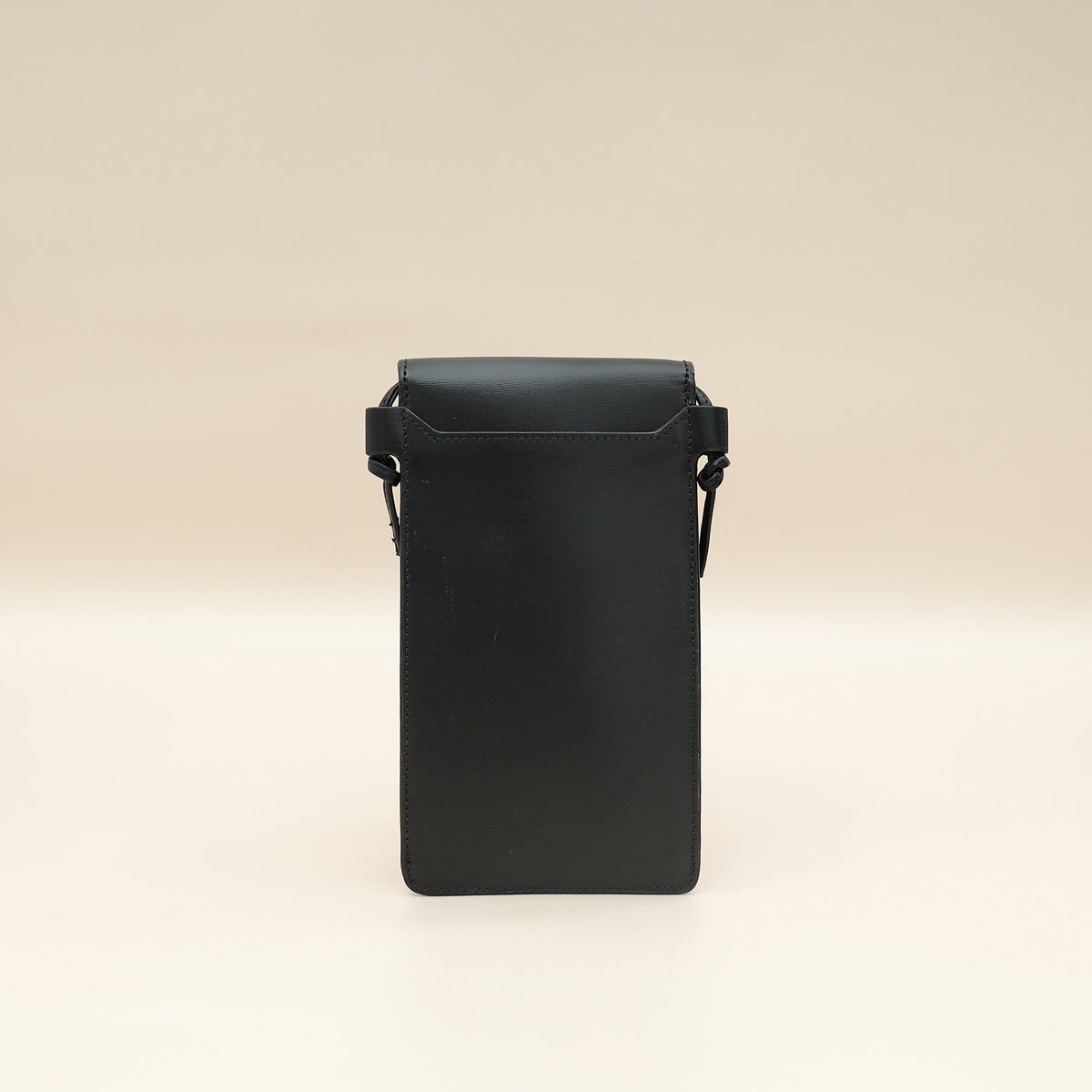 Celine Black Phone Flap Pouch W/ Strap – THE CLOSET