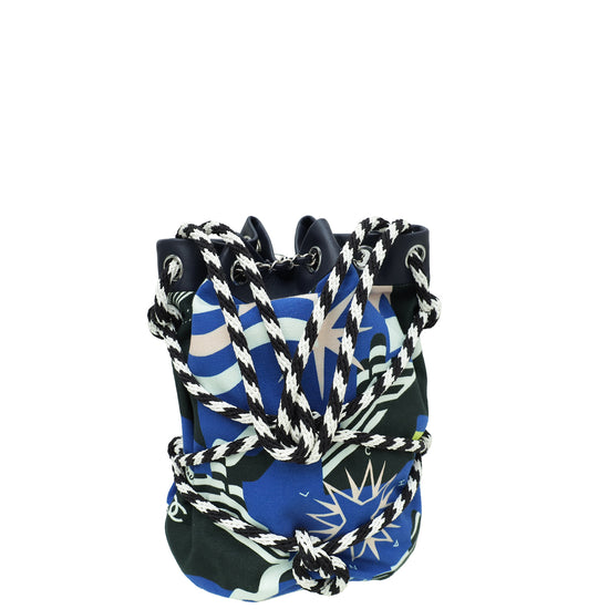 Chanel Multicolor Rope-Detail Drawstring Bucket Bag