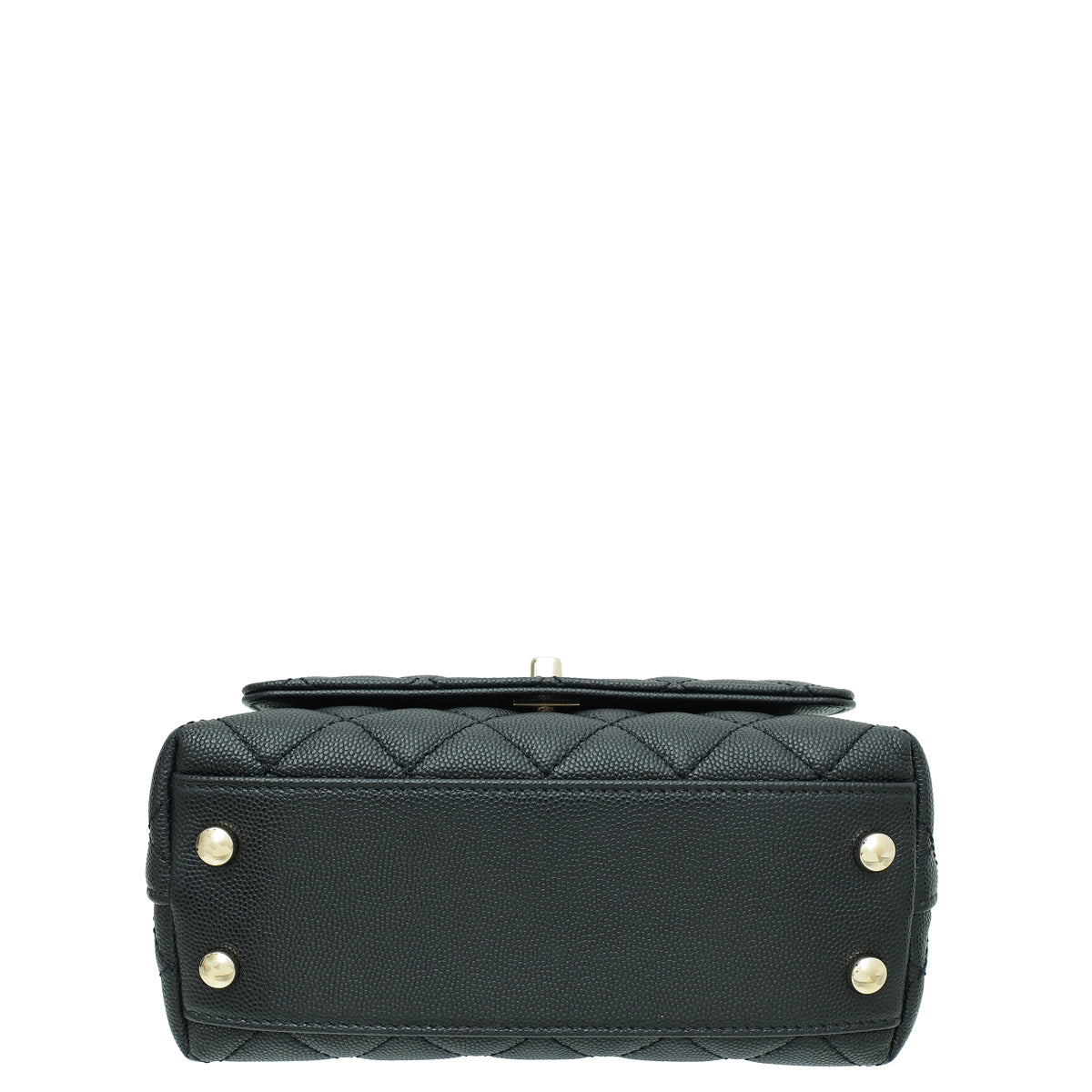 Chanel Black CC Coco Handle Lizard Handle Mini Bag – THE CLOSET