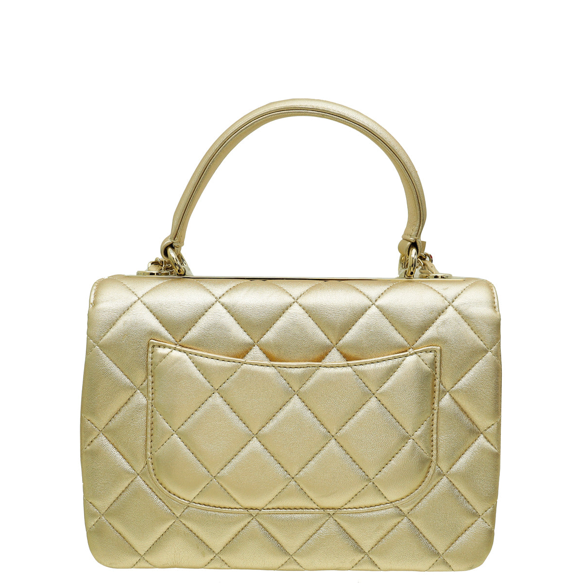 Chanel Metallic Gold CC Trendy Flap Bag – THE CLOSET