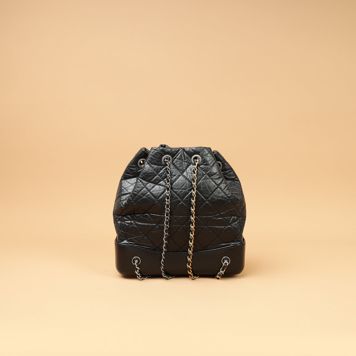 chanel gabrielle leather backpack Chanel Black CC Gabrielle Small Backpack Bag – THE CLOSET