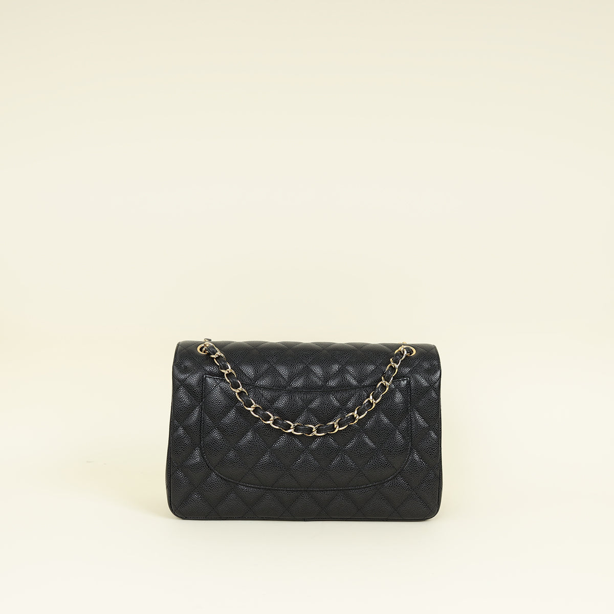 Chanel Black CC Classic Double Flap Jumbo Bag – THE CLOSET