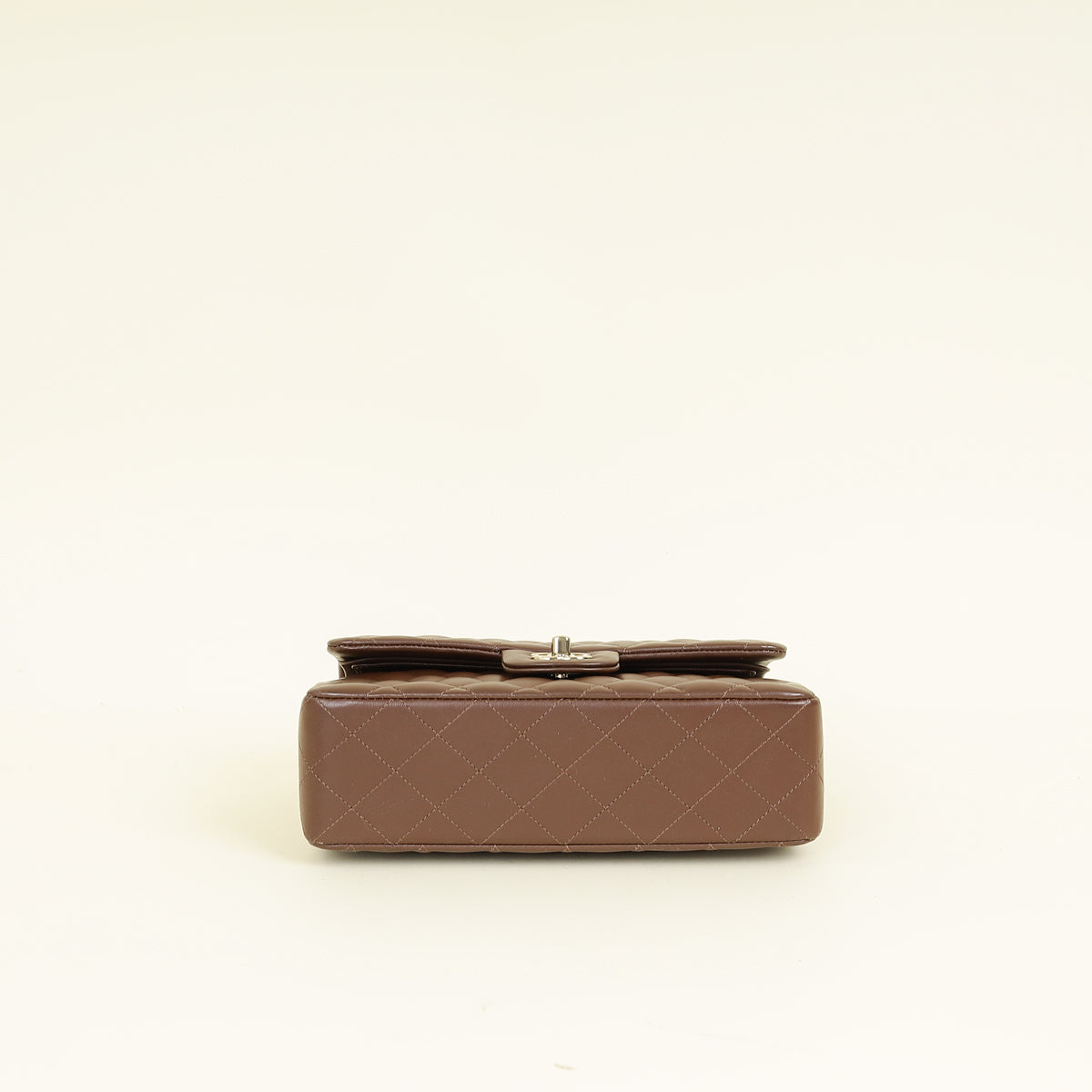 Chanel Brown CC Classic Double Flap Small Bag | Pre-Owned The