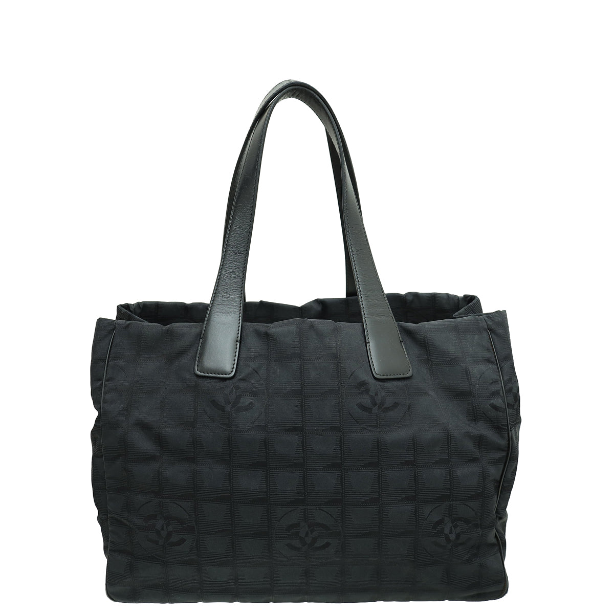 Chanel Black CC Travel Line Tote Bag – THE CLOSET