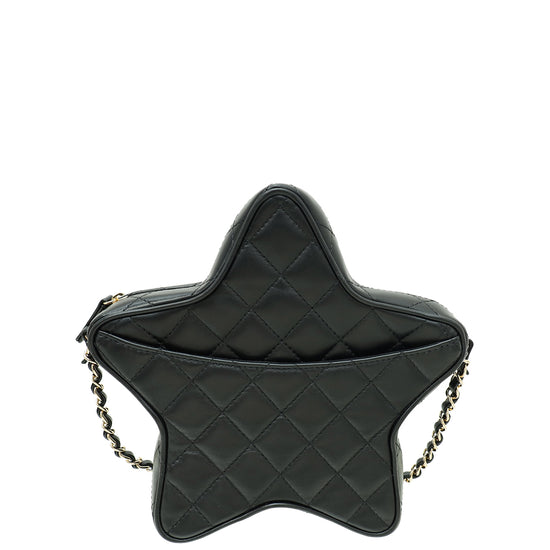 Chanel Black Logo Star Crossbody Bag