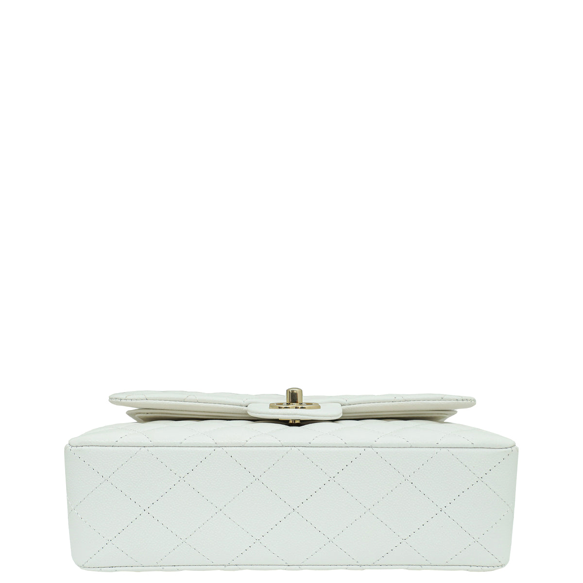 Chanel White CC Classic Double Flap Small Bag – THE CLOSET