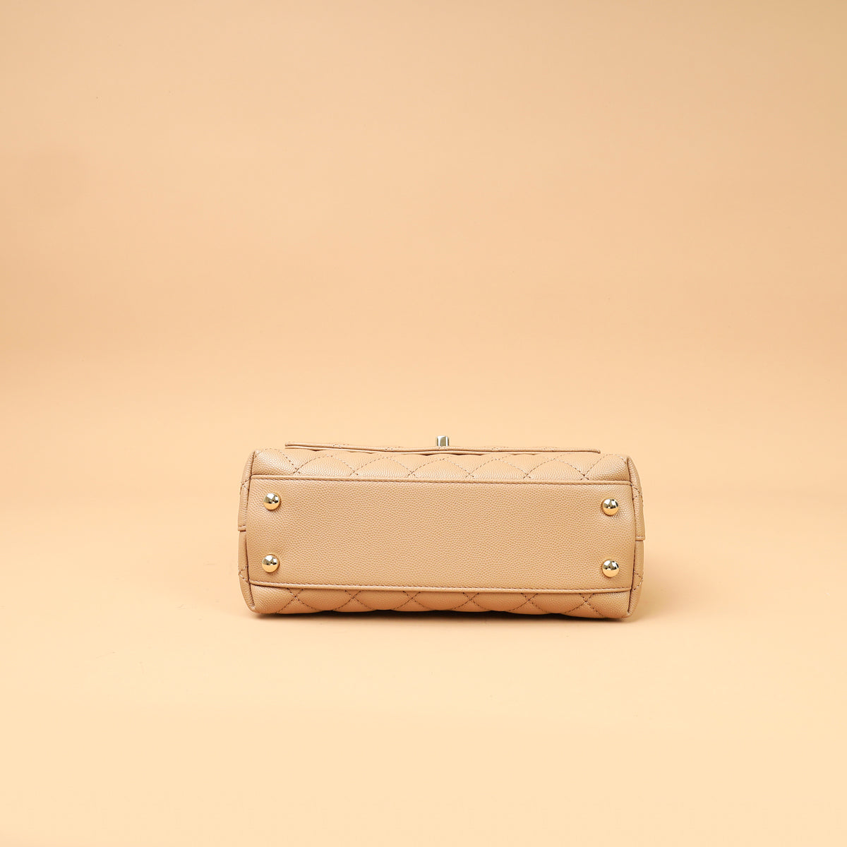 CHANEL ノベルティ ココハンドル ベージュ 19cm シャネル ココハンドル19cm ミニサイズ ベージュ (CHANEL/ハンドバッグ