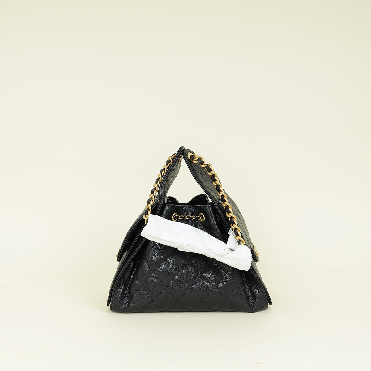 Chanel Black CC 25 Small Shoulder Bag – THE CLOSET
