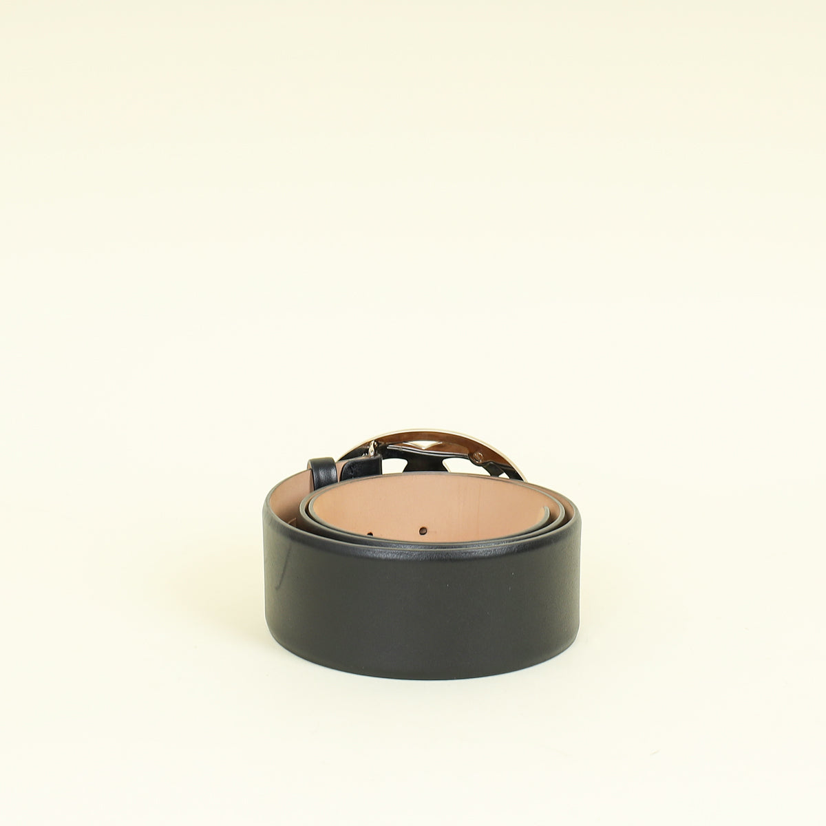 Chanel Black CC Oval Buckle Belt 32 – THE CLOSET