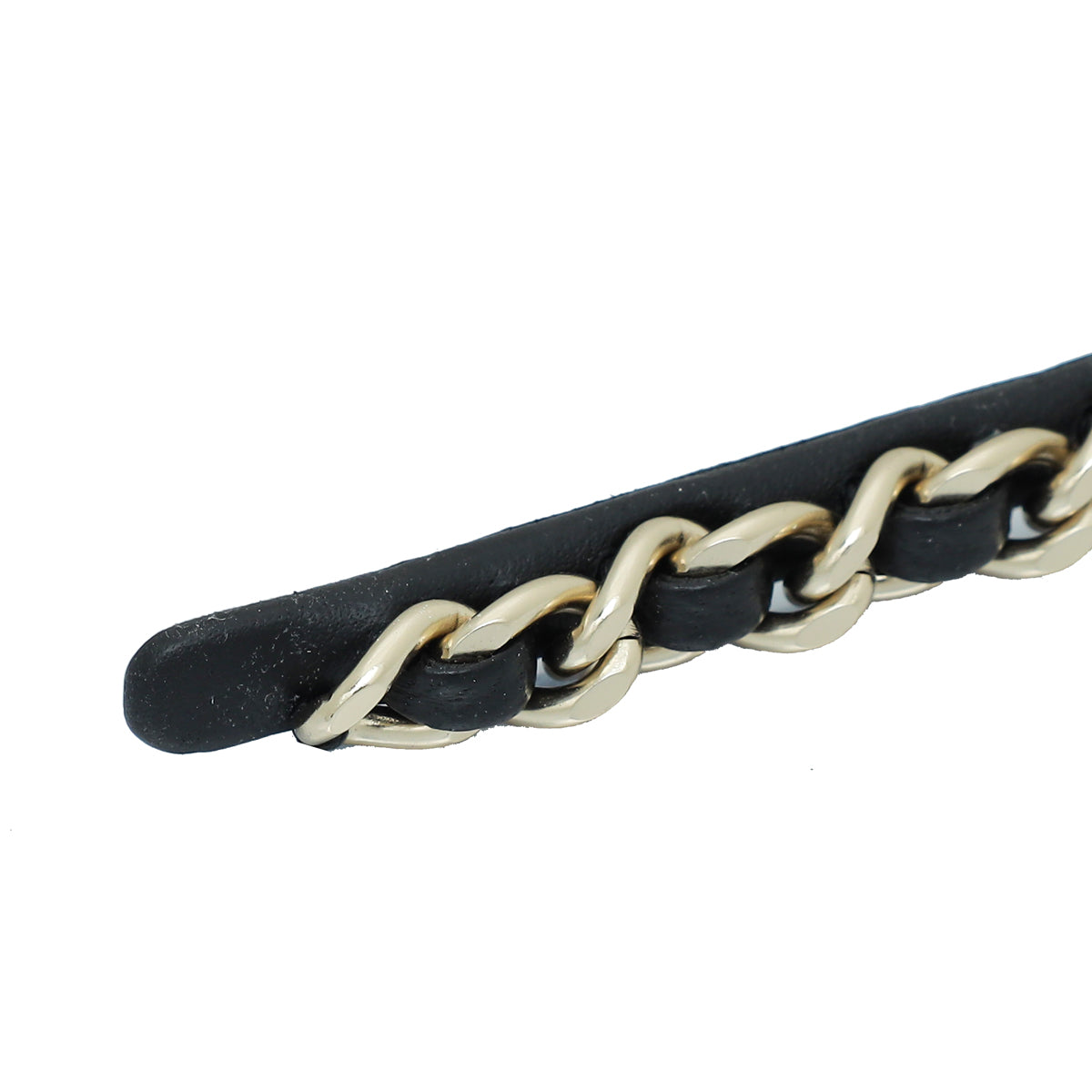 Chanel Black CC Turnlock Chain Headband – THE CLOSET display picture 1