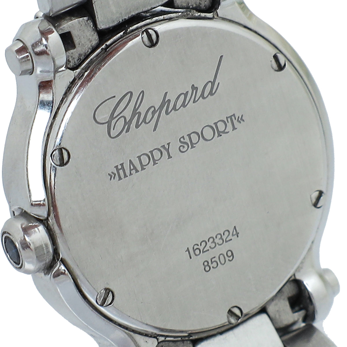 Chopard Stainless Steel Happy Sport 30mm Quartz Watch