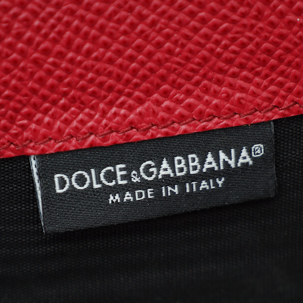 Dolce & Gabbana Red Wallet on Chain