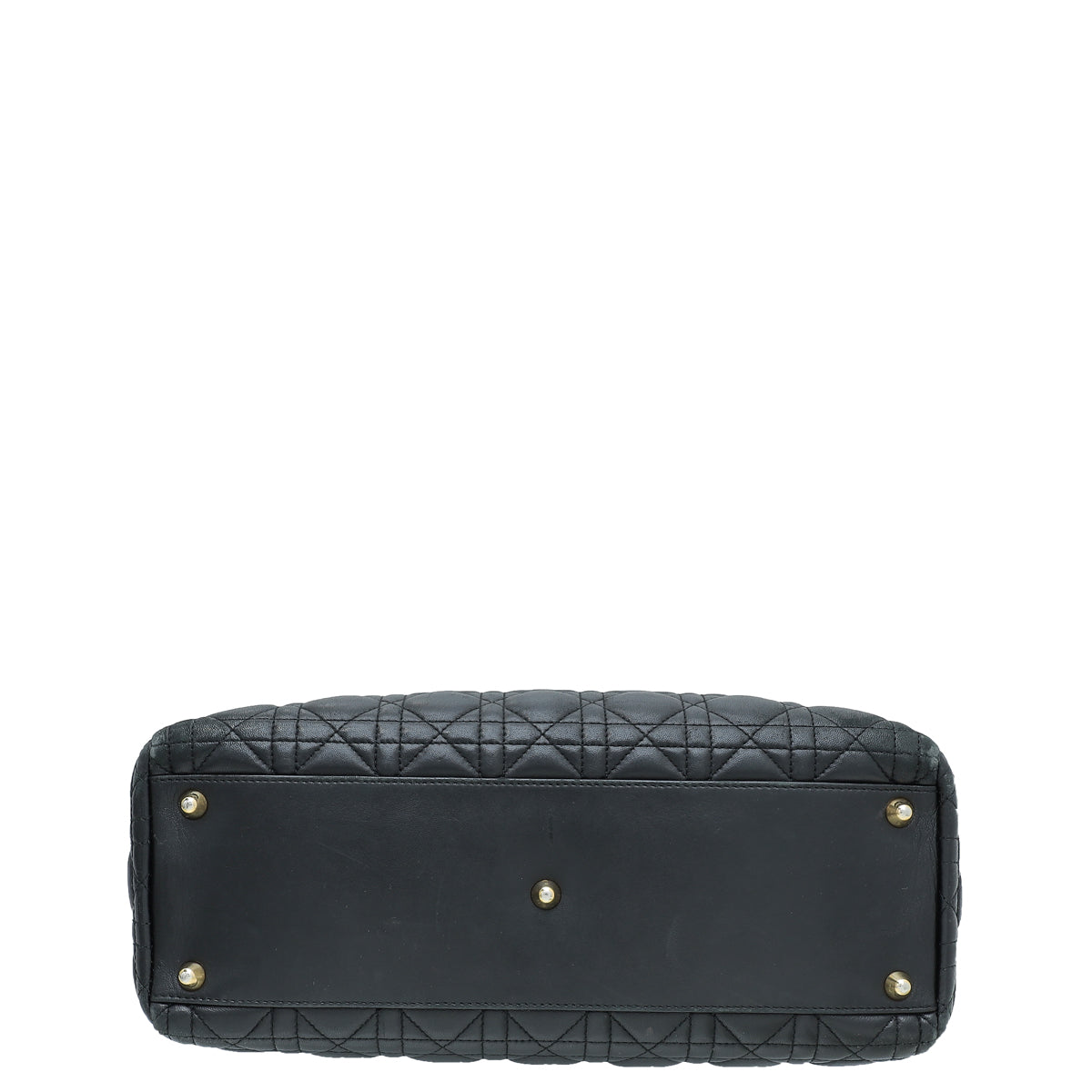 Christian Dior Black Lady Dior Lambskin Large Bag – THE CLOSET