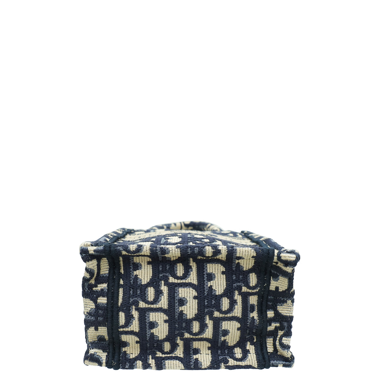 Christian Dior Navy Blue Oblique Mini Vertical Book Tote Bag – THE 