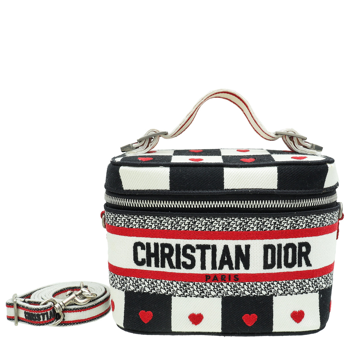 Christian Dior Tricolor Dioramour Diortravel Vanity Small Case 