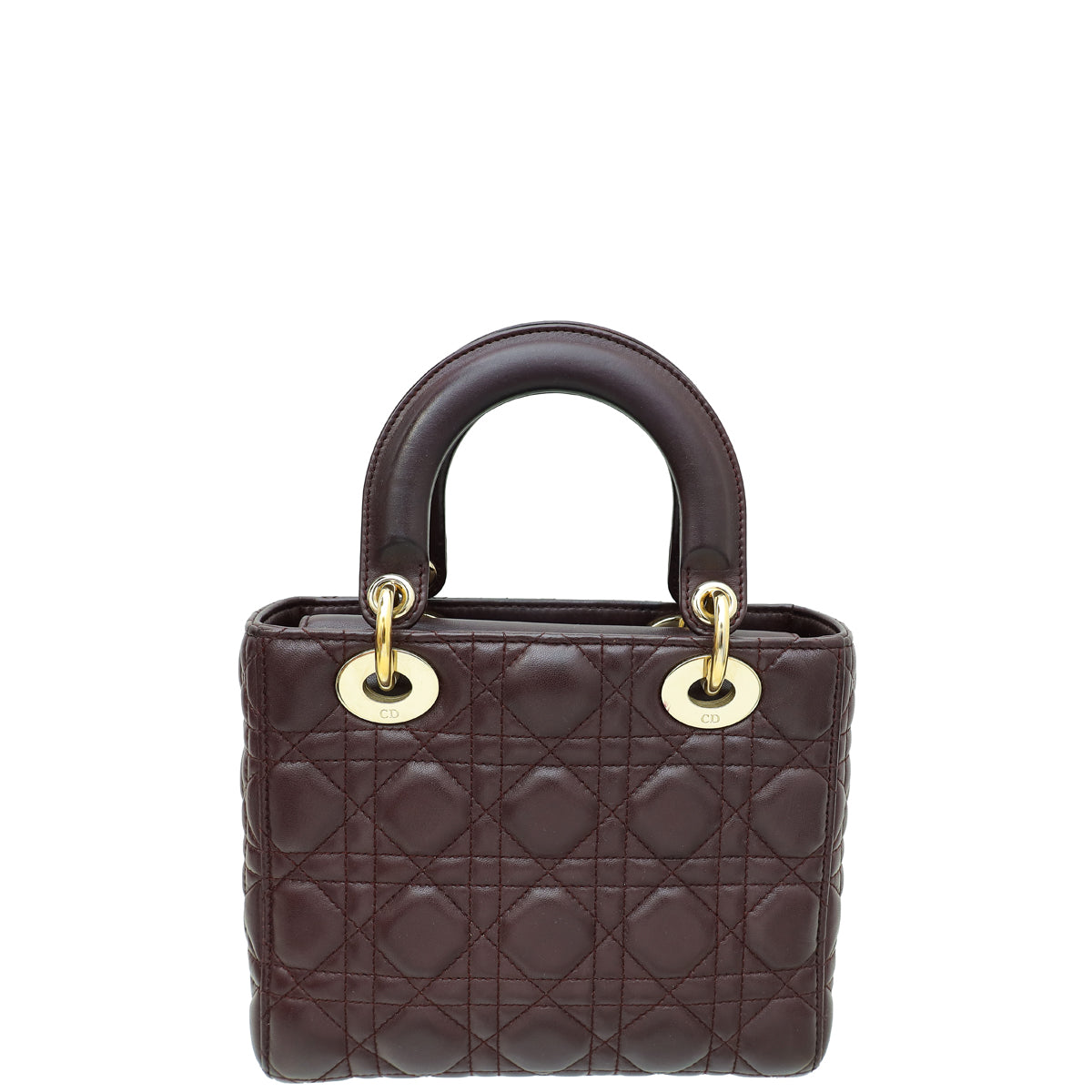 Christian Dior Burgundy My ABCDior Lady Dior Small Bag – THE CLOSET