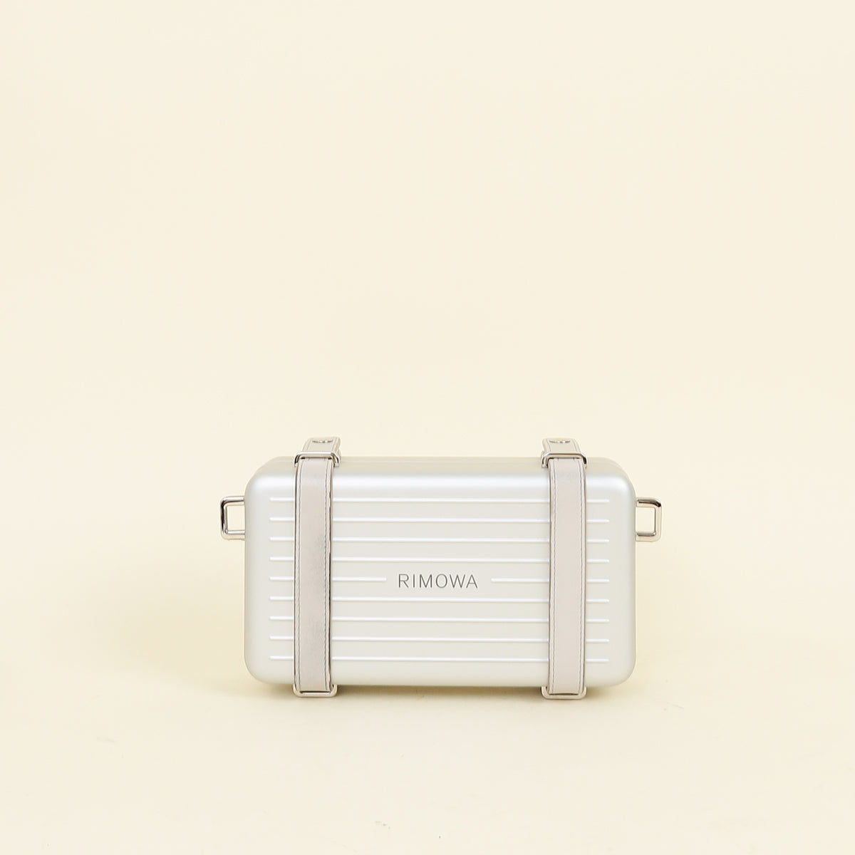 RIMOWAXDIOR ケースアルミクラッチバッグ ショルダーバッグ紐付き Christian Dior Silver x Rimowa Personal Clutch Crossbody Bag – THE