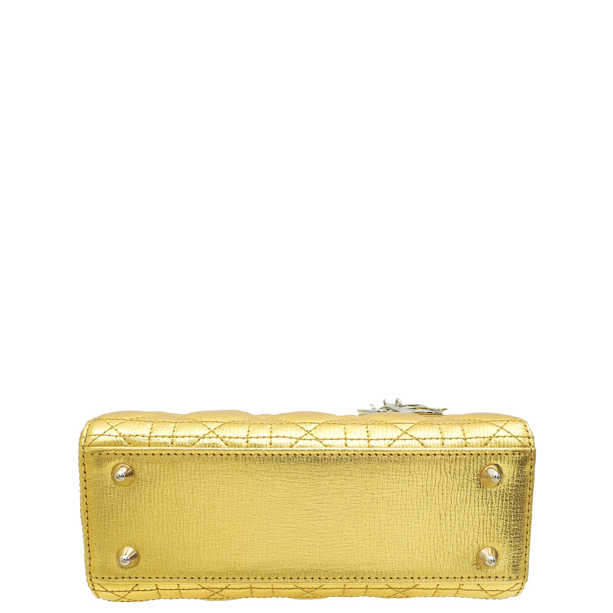 Christian Dior Metallic Gold My Lady Dior Small Bag – THE CLOSET
