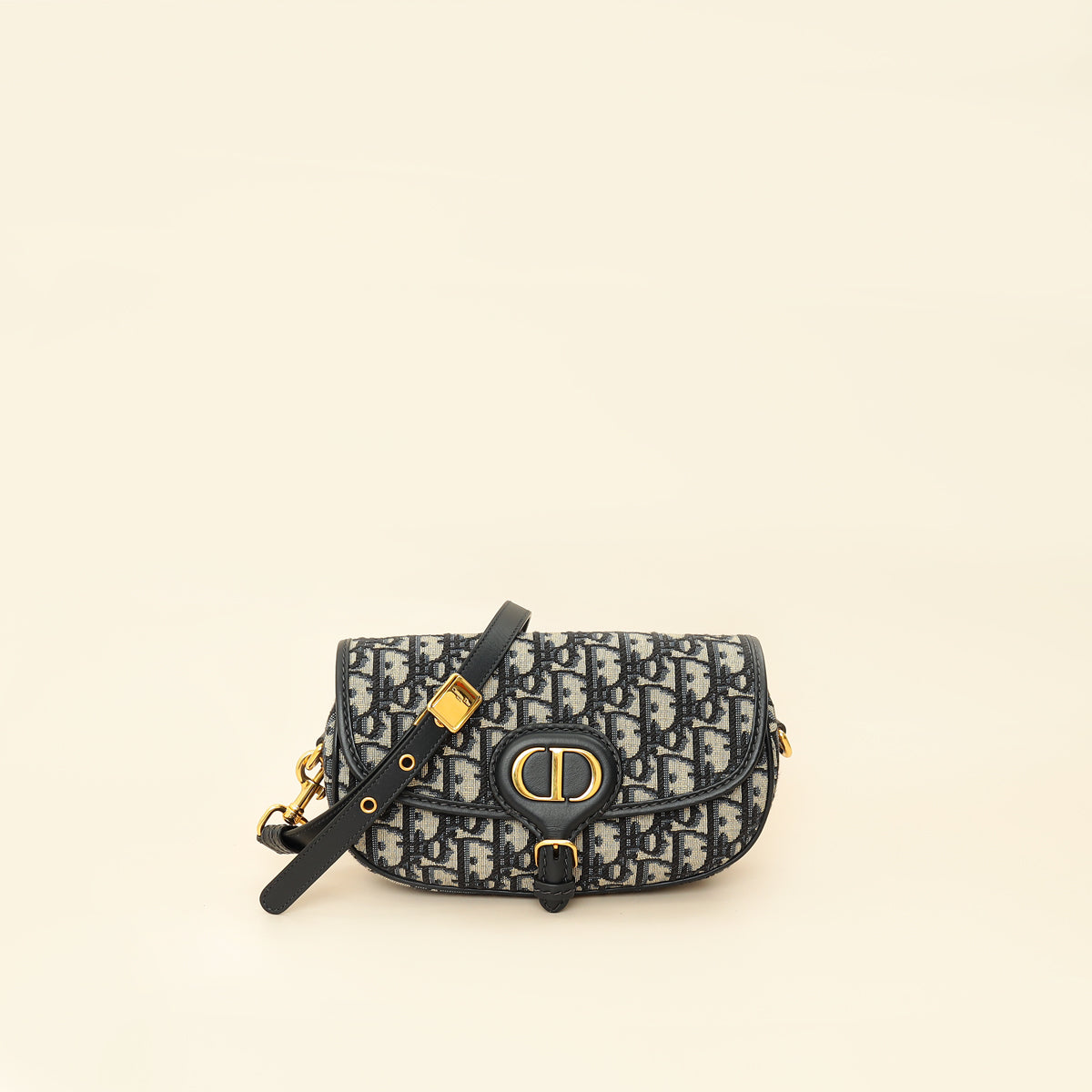 Christian Dior Navy Blue Oblique Bobby East-West Bag – THE CLOSET
