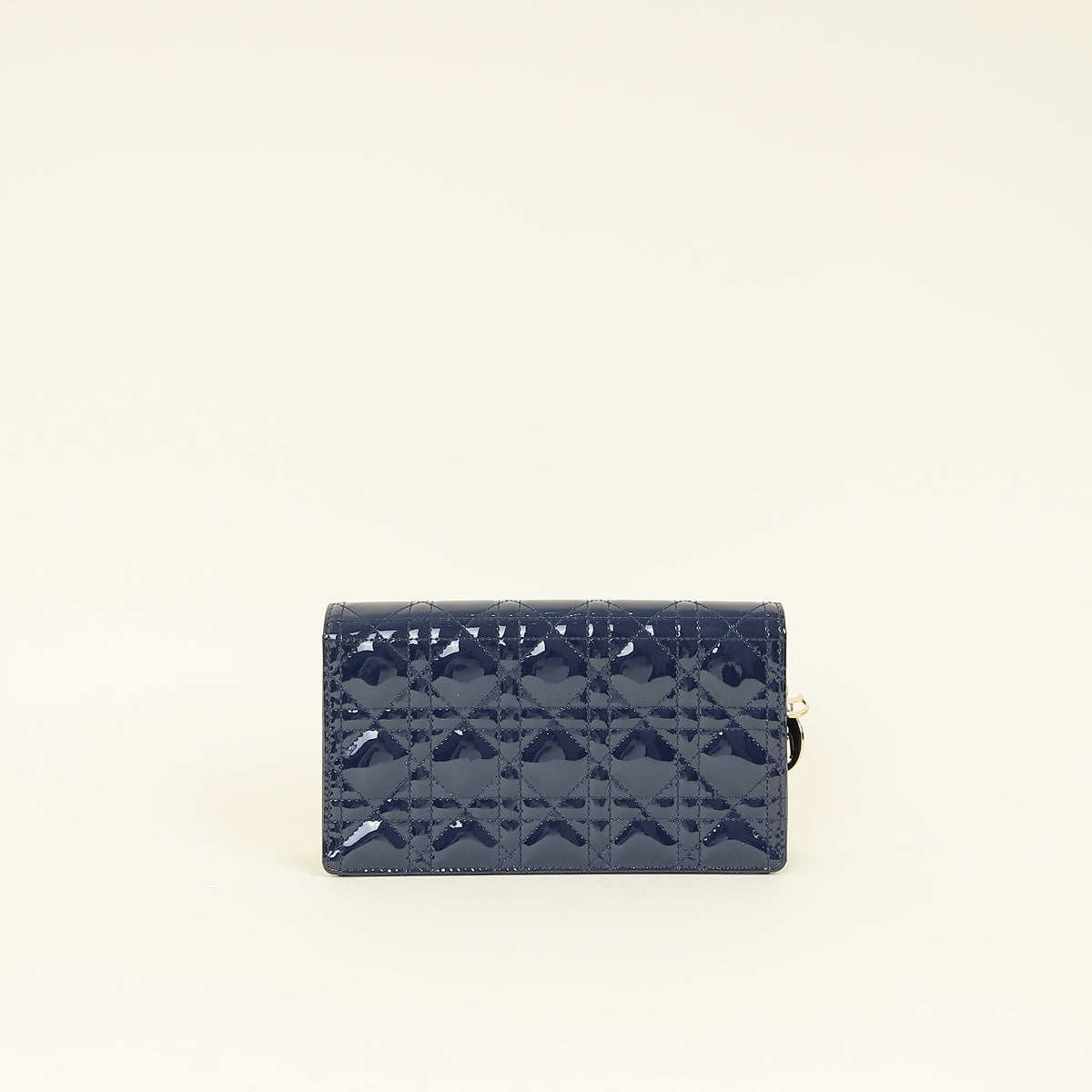 Christian Dior Navy Lady Dior Pouch on Chain – THE CLOSET