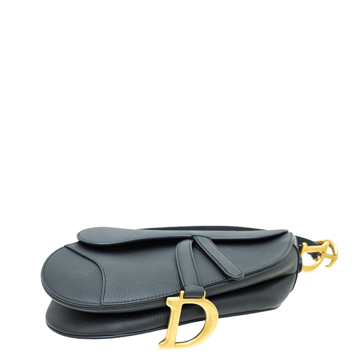 Christian Dior Black Saddle Medium Bag – THE CLOSET