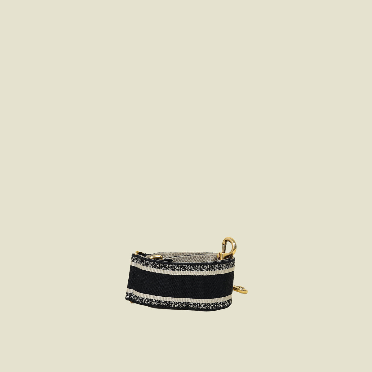 Christian Dior Bicolor Logo Embroidery Shoulder Strap – THE CLOSET