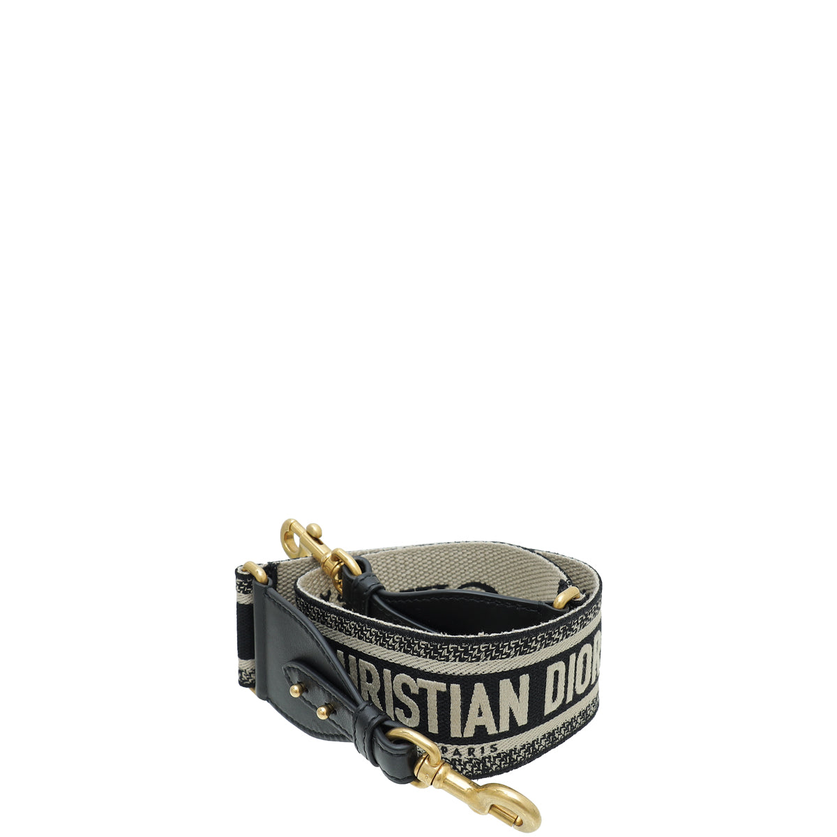 Christian Dior Bicolor CHRISTIAN DIOR' Embroidery Wide Strap – THE