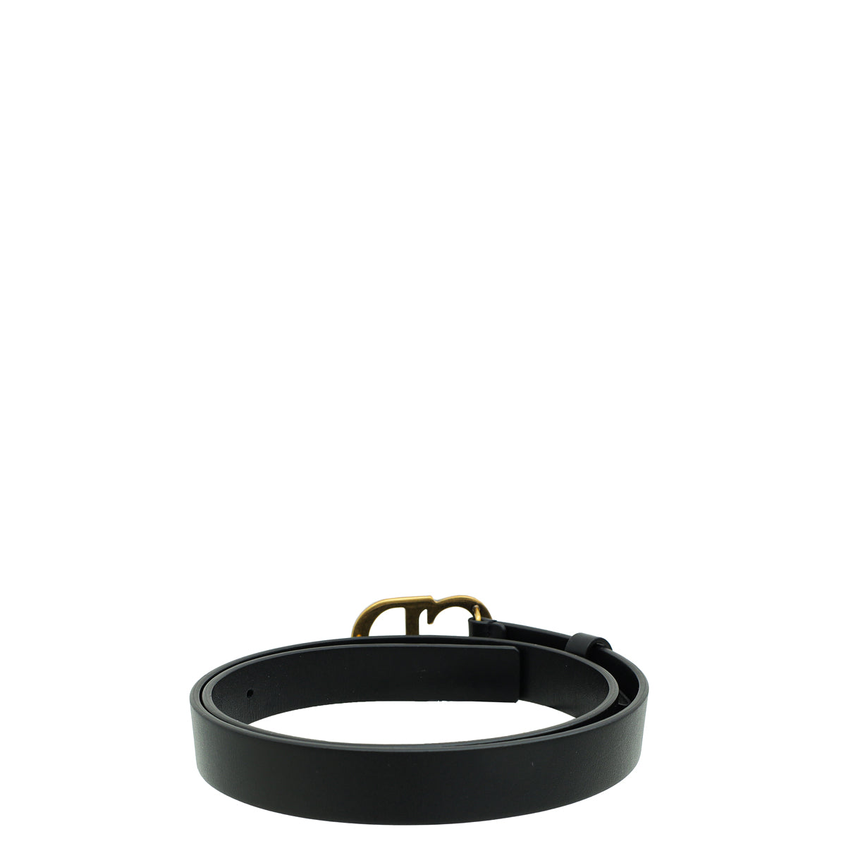Christian Dior Black Ultrasoft CD Saddle 20mm Belt – THE CLOSET