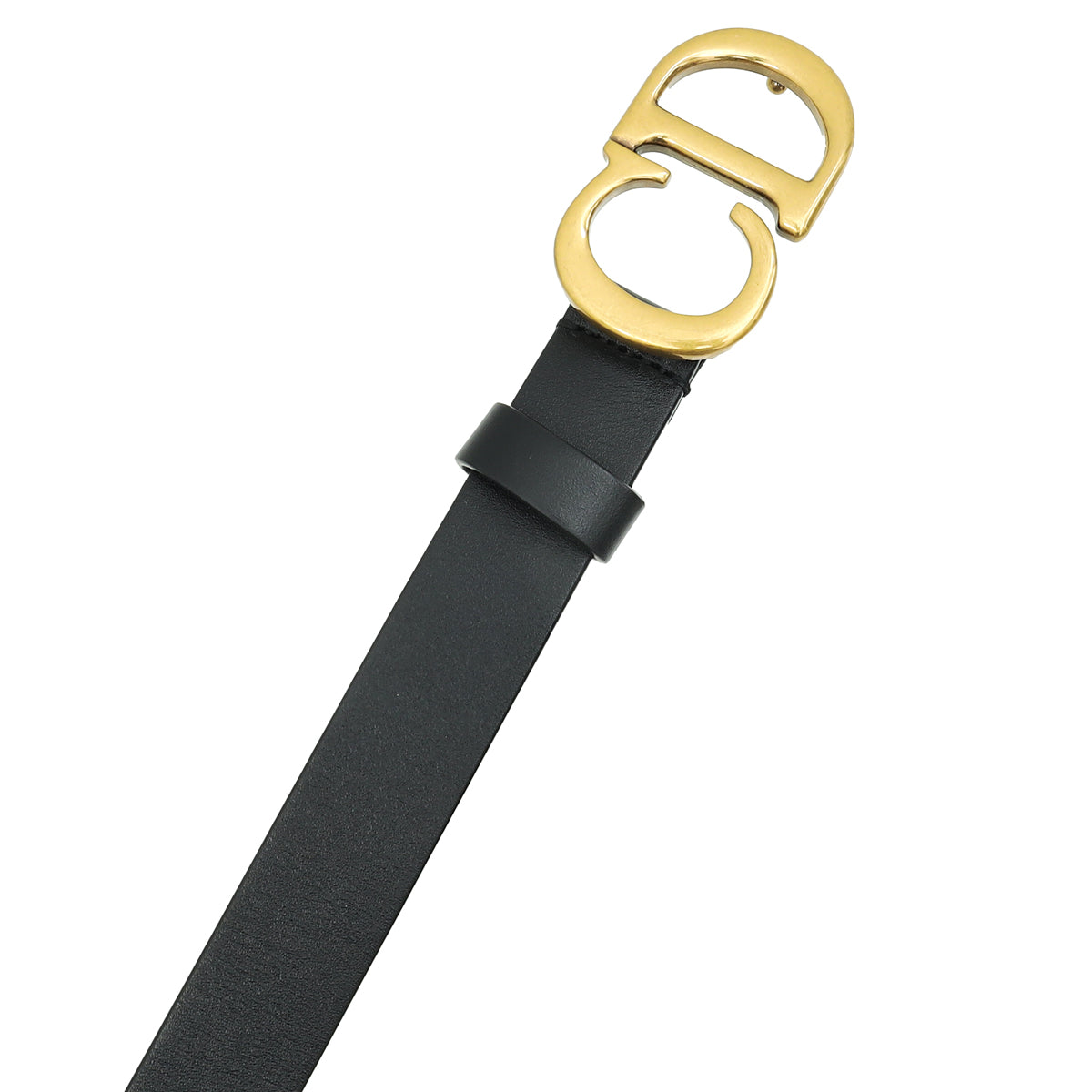 Christian Dior Black Ultrasoft CD Saddle 20mm Belt – THE CLOSET