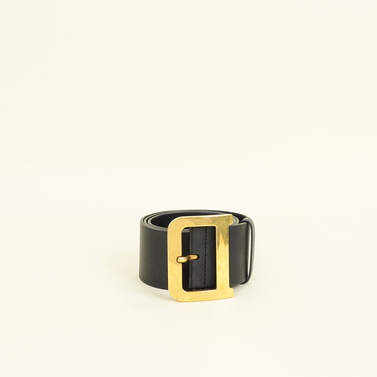Christian Dior Black Diorquake 55mm Belt | Pre-Owned The Closet 