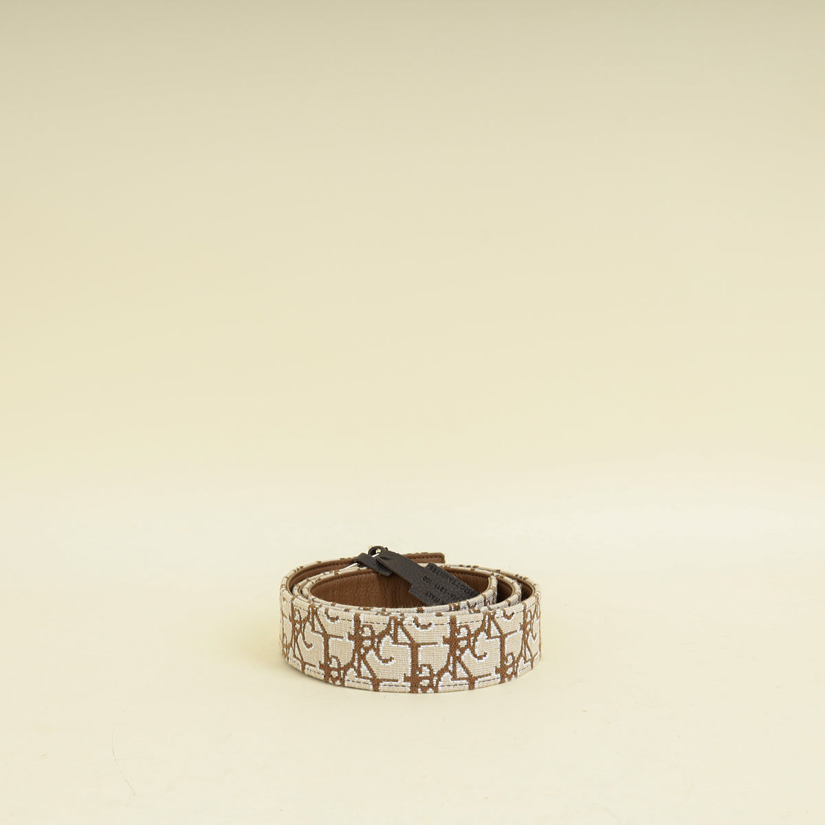 Christian Dior Bicolor x Cactus Jack Oblique Logo Belt | Pre-Owned