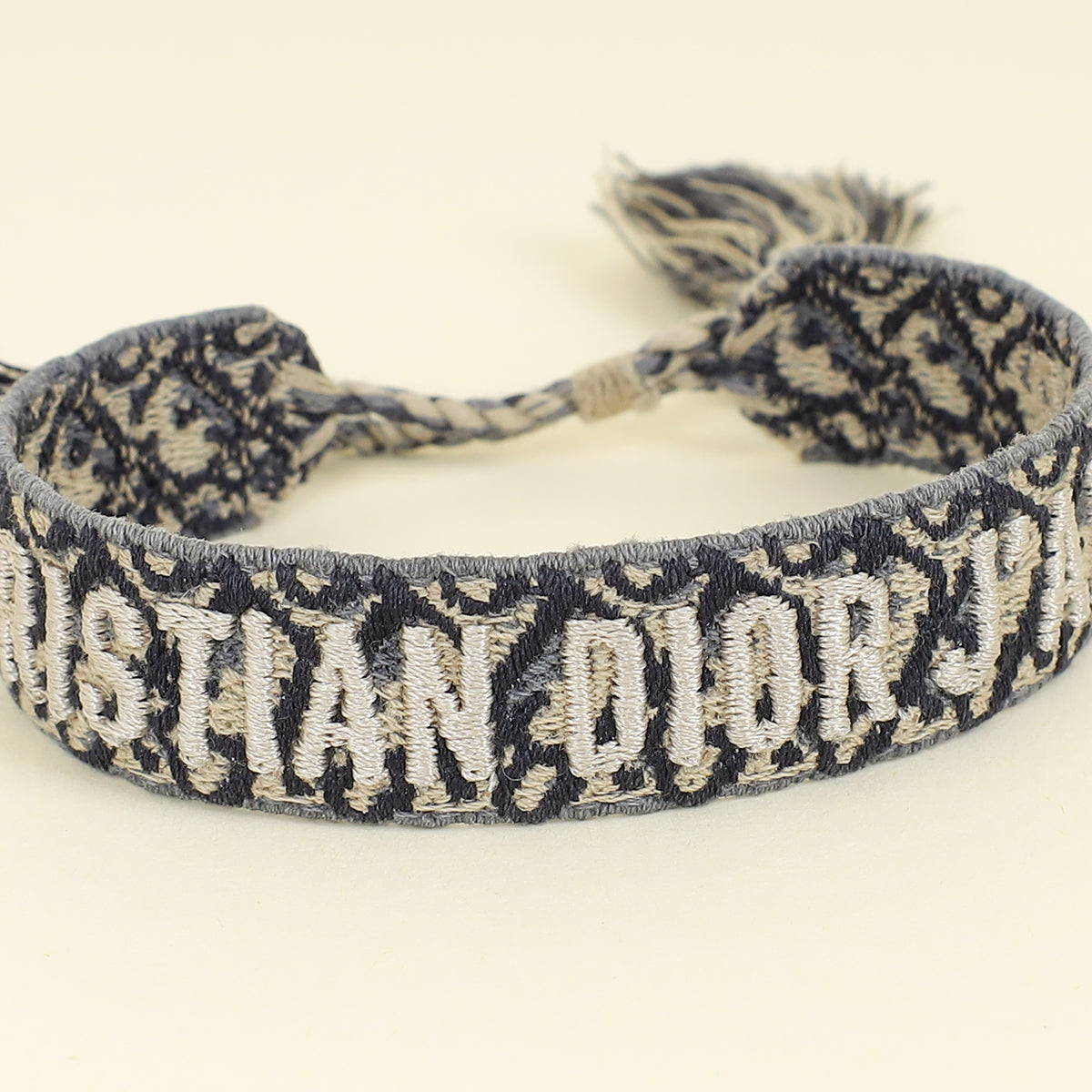 Christian Dior Navy Blue J'adior Oblique Bracelet Set – THE CLOSET